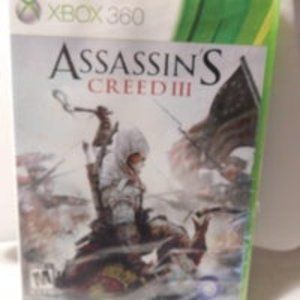XBOX 360 Assassin's Creed III Video Game BRAND NEW AND SEALED